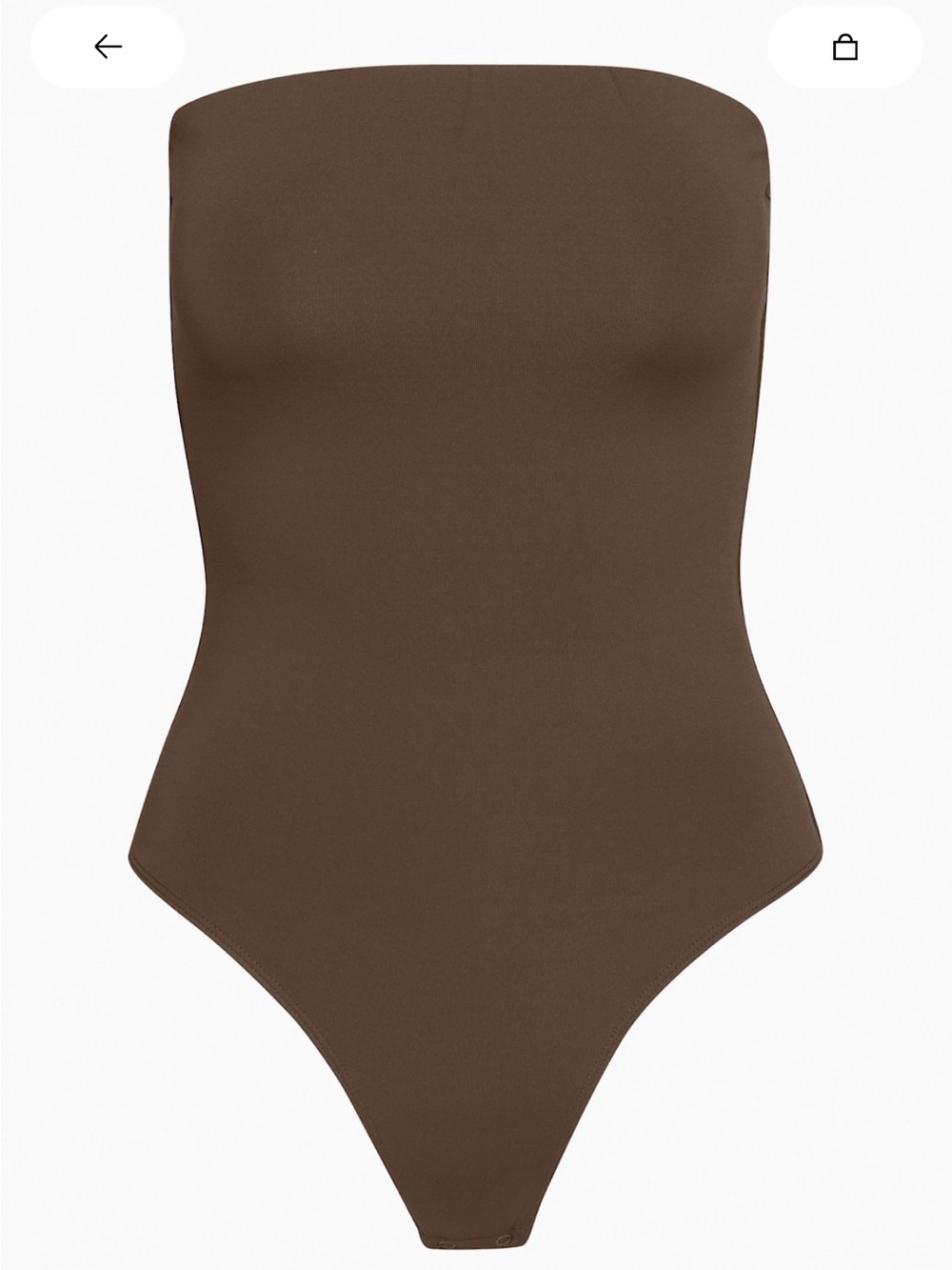 Aritzia Strapless Bodysuit